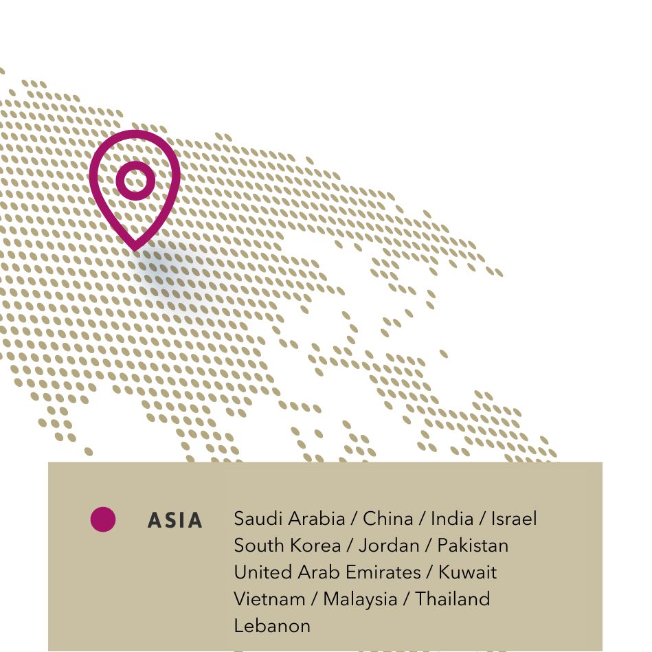 Atacama Dried Fruit markets across Asia and Oceania